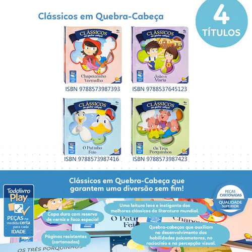 Clássicos Em Quebra-cabeças: João E Maria