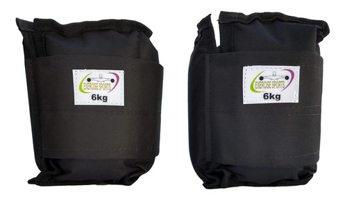 Imagem 2 de 2 de Tornozeleira / Caneleira De Peso 6 Kg Reforçada Nylon