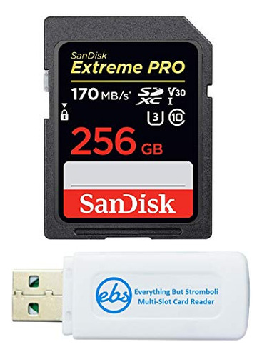 Tarjeta Sd Sandisk Extreme Pro 256gb Para Cámara Compatible