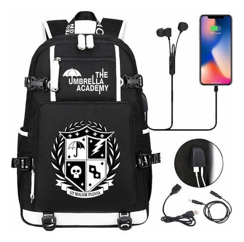 The Umbrella Academy Mochila Para Mujer Hombre Adolesc Usb S