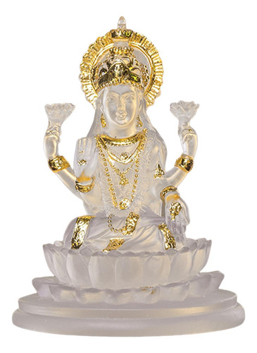 Estatueta Lakshmi Deusa Hindu Estátua Deusa Da Claro