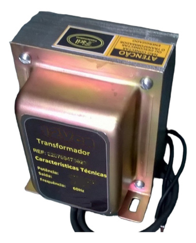 Transformador Isolador Galvânico 220v / 220v 1000va Com Capa