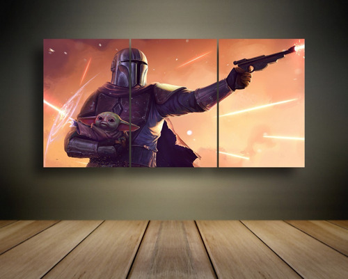 Star Wars The Mandalorian Grogu Póster De Aluminio