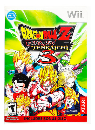 Dragon Ball Z Budokai Tenkaichi 3 + Bonus - Nintendo Wii