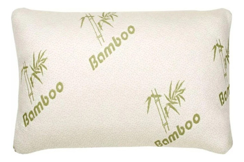 Almohada Memory Foam Clasica Bamboo Con Cierre Tv Adaptable