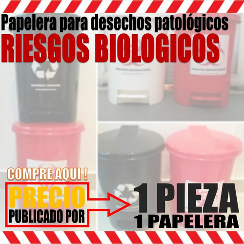 Papeleras Para Desechos Patológicos Por Unidad