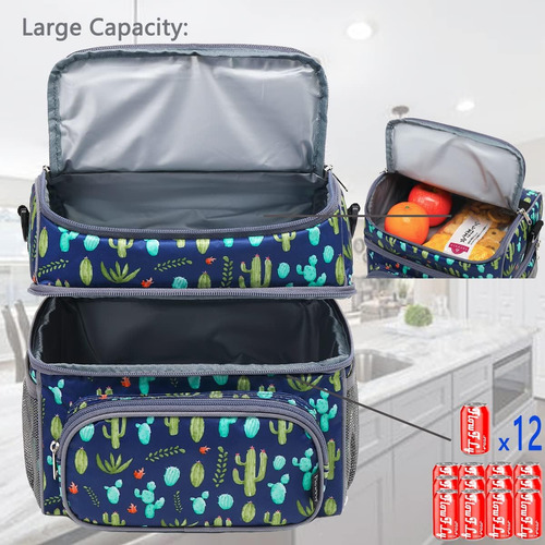 Bolso Lonchera Térmica Flowfly Fw-us-dlb01-b01 Cactus