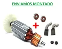Comprar Induzido 220v + Rolamen + Carvão + Tampa Makita 4100nh2 u002F Ns