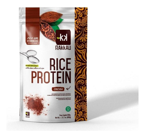 Rakkau Rice Protein Proteína De Arroz Cacau 600g