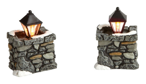 Department 56 Village Cross Product, Faroles De Piedra Caliz