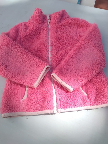 Imagen 3 de 4 de Campera Polar Talle 4 Nena Con Cierre