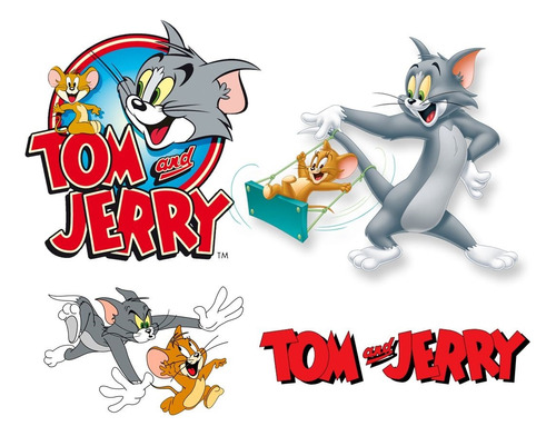 Kit Imprimible Tom Y Jerry Decoración Cumpleaños Candy Bar