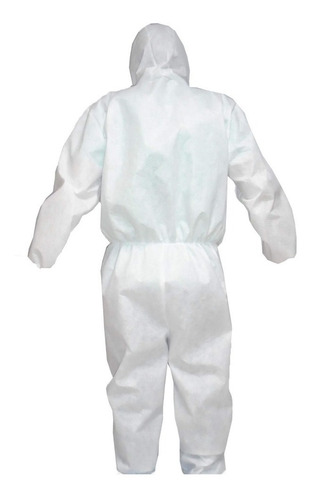 Imagen 2 de 2 de Overol Desechable 60 Gr, Repelente E Impermeable 0915