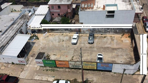 Terreno En Renta, 480m2, Esquina, Col. Centro, Coatzacoalcos, Ver.