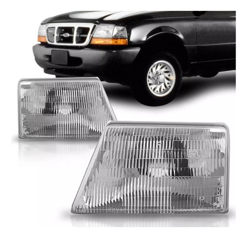 Juego Optica Ford Ranger Xl 2000 2001 2002 2003 2004 Tyc