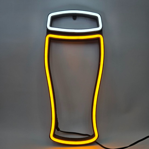 Cartel Neon Cerveza Pinta. Ideal Decoración De Bares