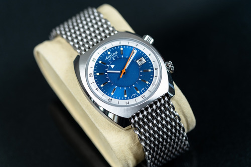 Relógio Alpina Startimer Pilot Heritage Gmt Automatic Prateado