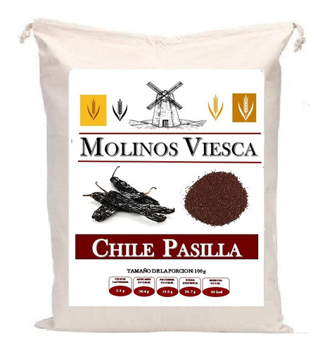 10.0 Kg De Chile Pasilla En Polvo Calidad Gourmet