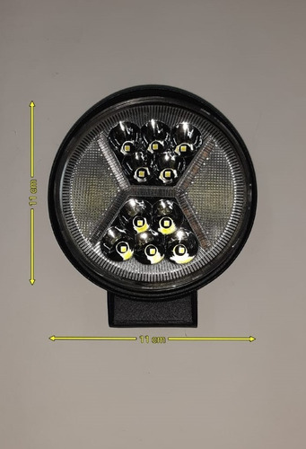 Imagen 2 de 5 de Faro Caminero 39 Led 117 W Redondo