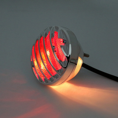Mc1 Luz De Freno Trasera Redonda For Harley Bobber Chopper