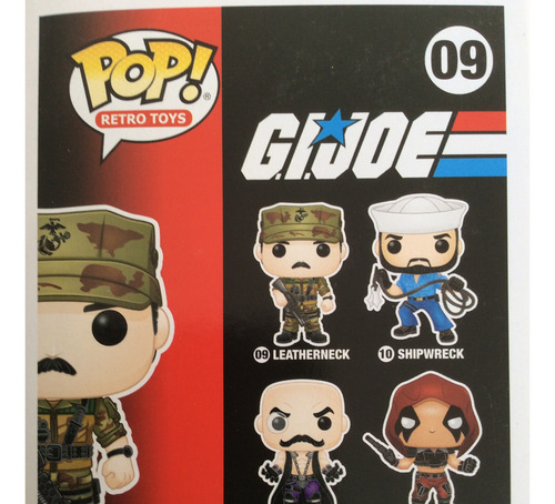 Funko Pop Gi Joe Leatherneck 09 (Usado)