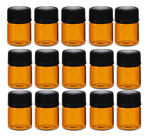 100 Botellas De Aceite Esencial De Vidrio De 2 Ml Con Tapón