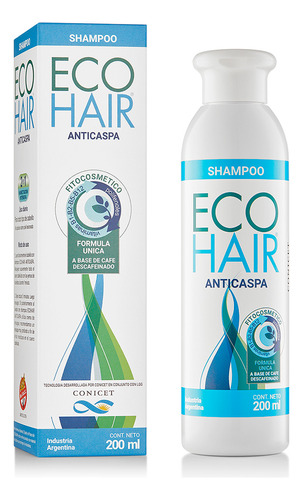Shampoo Eco Hair Anticaspa Intensivo Cuero Cabelludo 200 Ml