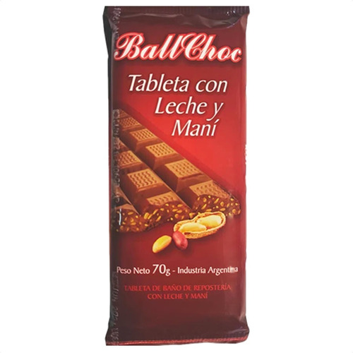 Chocolate Ball Choc Con Leche Y Mani Tableta - Mejor Precio