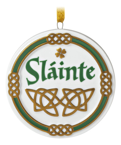 Christmas Ornament 2020, An Irish Toast Slinte, Porcela...