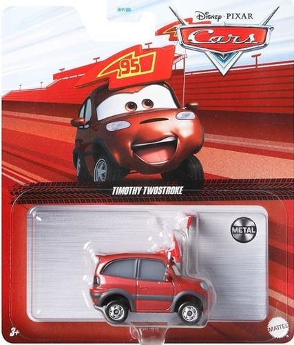 Cars - Timothy Twostroke - Metal - Original Mattel - 