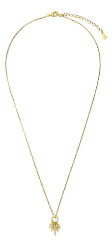 Collar Y Dije Enso 925 Para Mujer Esn133g Dorado