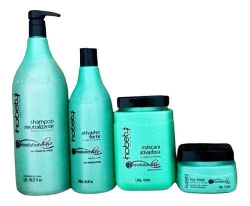 Imagem 9 de 10 de Guanidina Kit Revolution Hair Relaxamento