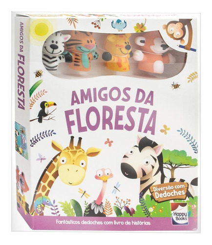 Livro Diversão Com Dedoches: Amigos Da Floresta