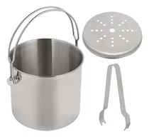 Comprar Cubo De Hielo Inoxidable Cubo De Hielo De Acero Con Pinza Pa