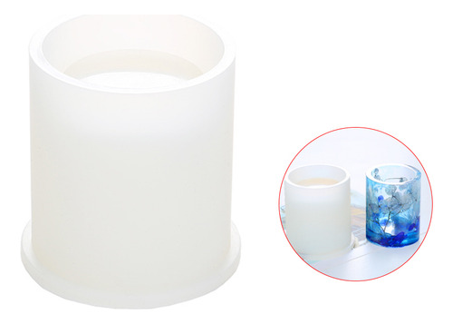 (b) Molde Para Vasos De Agua, Exquisito Jarrón De Resina Epo