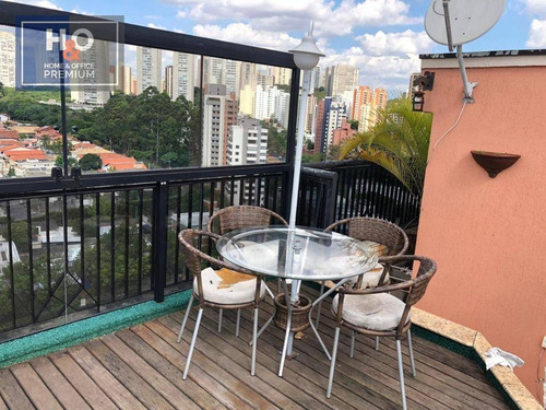 Imagem 13 de 30 de Cobertura Com 3 Dormitórios, 141 M² - Portal Do Morumbi - São Paulo/sp - Co0038