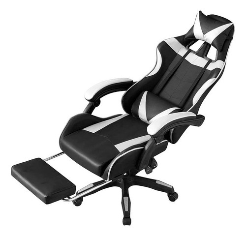 Silla Gamer Ergonómica Profesional Con Reposapiés