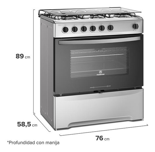 Cocina Mademsa 6 Platos 820 T