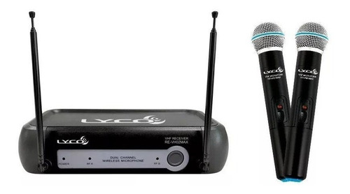 Microfone Sem Fio Duplo Lyco Vh02max-mm Vh02maxmm Vh 02 Max 