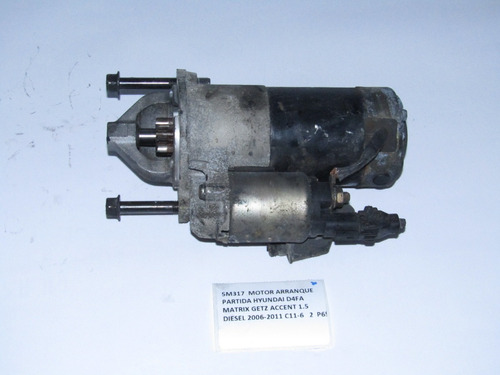 Motor Arranque  Partida Hyundai D4fa Matrix Getz 2006-2011