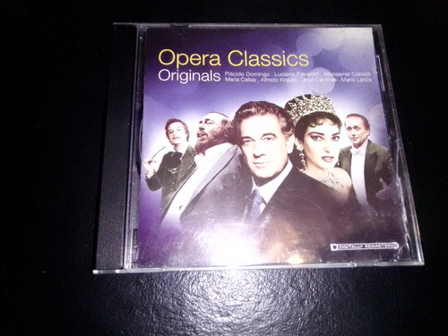 Cd Opera Classics Originals Domingo Pavarotti Otros