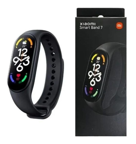 Reloj Smart Band Xiaomi Smart Band 7 Gl Color de la caja Negro Color de la malla Negro Color del bisel Negro