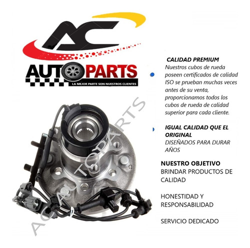 Mozo Cubo Delantero Chevrolet Colorado 4x4 2004 A 2008