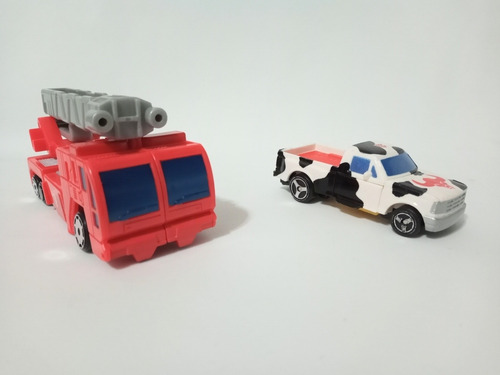 Transformers Rid Spychangers Optimus Prime & Ironhide Hasbro (Usado)