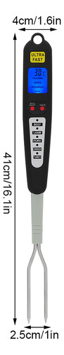 Tenedor De Cocina, Termómetro Digital Para Carne Y Barbacoa,
