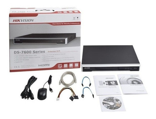 Nvr Hikvision 16 Canales Ds-7616ni-k2 Hdmi 4k (3840 × 2160)