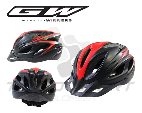 Casco Gw Ciclismo Bicicleta Montaña Ruta Patinaje Ajustable