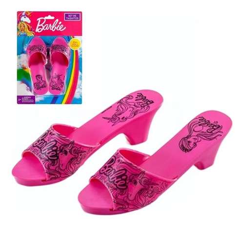 Barbie Zapatitos Taquitos Pink 153 Princesa Magicos Nena Edu