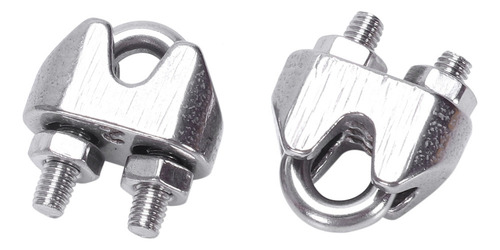 Sujetador De Abrazadera De Cable De Acero Inoxidable De 2 Mm