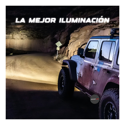 Barra Led Slim Dual 35cm 144w Con Fijo Y Strobo